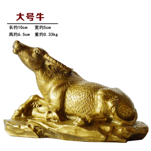 Estatua de Conejo del Zodiaco Feng Shui de Latón Chino <span class=keywords><strong>2023</strong></span>, Decoración de Hogar de Cobre, Esculturas de Conejo de Metal - Product Image 4