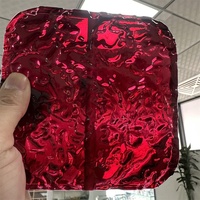 Bloc de verre en cristal avec trou brique de verre transparente bloc de verre décoratif pour la décoration intérieure