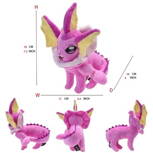 24 Jouets en peluche Pokémon de petite taille en coton PP de haute qualité, y compris la série Eevee, pour soulager le stress et servir de compagnons de table pour enfants - Product Image 4