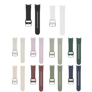 Correa de Silicona de 20 mm para Reloj Inteligente Wash Smartwatch, Compatible con <span class=keywords><strong>Samsung</strong></span> <span class=keywords><strong>Galaxy</strong></span> Watch4 Classic <span class=keywords><strong>5</strong></span> 6 7 <span class=keywords><strong>Pro</strong></span> 44mm 46mm - Product Image 1