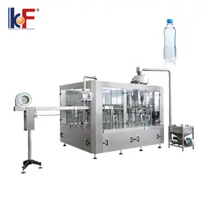 KEFAI Full Automatic High Speed Rotary Package Machinery Filling Capping Machine For glass bottle can beverage juice filling