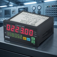 MYPIN FA8-6NN2B Compteur de fréquence tachymètre 6 chiffres, mesureur de vitesse de ligne, large plage de tension, RS232 Modbus-RTU, précision 0,1 %