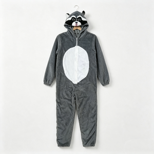 Combinaison personnalisée en forme de raton laveur, pyjama animal, combinaison de costume de raton laveur - Product Image 1
