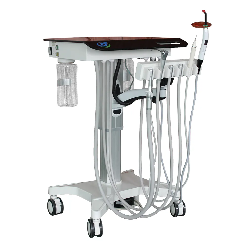 อุปกรณ์สัตวแพทย์ lexison: รถเข็นทันตกรรมแบบพกพา PDC-GP30S สัตวแพทย์ใช้ในงานทันตกรรมพร้อมระบบดูด