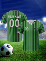 Maillot de football de club 2026 100% polyester à séchage rapide respirant à manches courtes, personnalisable avec numéro et nom d'équipe pour les fans