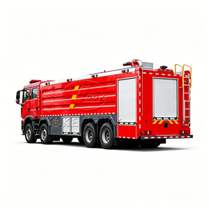 HOWO 20 Cubic Meters Municipal <b>Fire</b> Truck Heavy-Duty <b>Fire</b> Engine with <b>LED</b> Lighting System for Public Emergency Response - Product Image 1