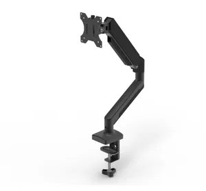 Aluminum alloy gas spring free hovering mechanical arm bracket 13*32 inch support base screen monitor bracket