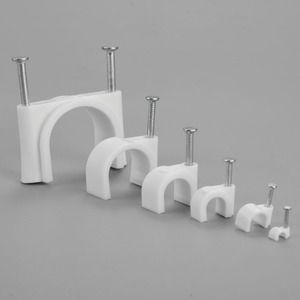 All'ingrosso morsetti per cavi circolari chiodi produttori di morsetti in plastica di alta qualità morsetti per cavi circolari - Product Image 5