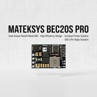 MATEKSYS BEC20S-PRO Régulateur abaisseur de tension large plage 7-85V 5A réglable 5.2V 8V 12V Module d'alimentation BEC Buck pour Drone RC Avion