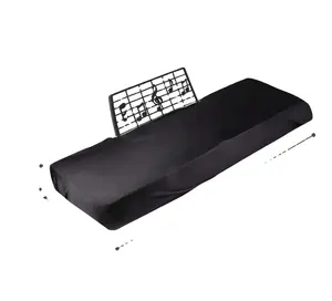 Housse anti-poussière de protection extensible numérique électrique lavable pour clavier de piano pour 61/76/88 touches