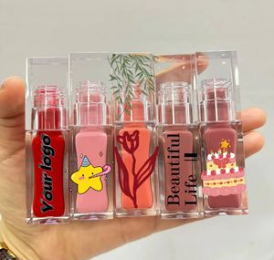 Brillant à lèvres imperméable de marque privée OEM à l'huile pour les lèvres aux fruits hydratante et hydratante brillant de longue durée pour les lèvres - Product Image 5