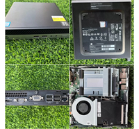 PC Mini H-P 800 G3 Bekas (Refurbished) I7 Generasi ke-7 8GB 256GB SSD Compact Small Form Factor Desktop Kantor Grosir