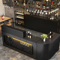 Bureau de réception en forme de L incurvé au design moderne pour salon de beauté, hôtel et centre commercial - Matériel MDF, couleur personnalisable