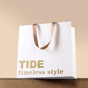 Luxury Custom Logo Fashion <strong>Paper</strong> Shopping Bags Premium Laminated <strong>Art</strong> <strong>Paper</strong> Thank You Gift <strong>Paper</strong> Bag with Handles - Product Image 2