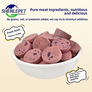 Vente directe usine – Formule biologique lyophilisée sans céréales, riche en protéines, à base <span class=keywords><strong>de</strong></span> viande <span class=keywords><strong>crue</strong></span> <span class=keywords><strong>de</strong></span> poulet, carotte et patate douce pour chiens et chats - Product Image 2