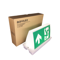 Energieeffiziente LED-Notausgangszeichen-Leuchten AC 100-277V 100LM Grünes Licht 6,4V 1500mAh LFP-Batterie