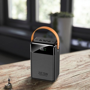 Batterie externe universelle 6 polymères haute performance 80000 mAh à charge rapide et grande capacité avec câble intégré - Product Image 2