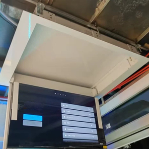 حامل تلفزيون كهربائي قابل للطي والسحب من السقف لشاشات 32-55 بوصة، مناسب لغرفة المعيشة - Product Image 4