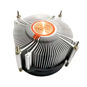 Radiador disipador de calor de aluminio extruido personalizado OEM para servidor de PC Intel LGA 1156 1366 1700 procesador de CPU enfriador de refrigeración stock