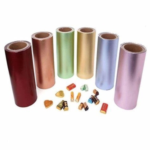 Custom Printing Disposable Food Grade Wholesale Price Aluminum Foil Chocolate <b>Wrapping</b> <b>Paper</b> for Packaging - Product Image 2