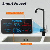 Système de filtration d'eau sans réservoir sous évier RO, purificateur d'eau domestique électrique/manuel à 7 étapes, débit de 2,0 L/min, eau au goût exceptionnel