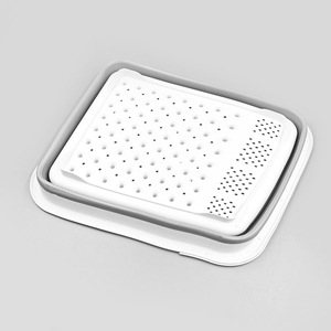 New lưu trữ nhà bếp Holders ráp món ăn khô giá cho nhà bếp và cắm trại ráp món ăn drainer, Silicone khô giỏ - Product Image 4