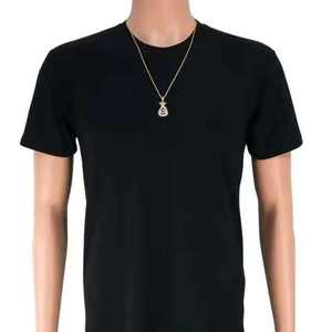 จี้ทองคำแท้ 10k สไตล์ฮิปฮอป ประดับโมอิสซาไนต์ 2.35 กะรัต ดีไซน์ถุงเงิน โดดเด่นสะดุดตา ของขวัญเครื่องประดับสำหรับเขา - Product Image 2