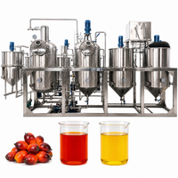 Machine de raffinage d'huile de cuisson en acier inoxydable 304 pour huiles de soja, noix de coco, sésame, avocat, tournesol, palme et arachide