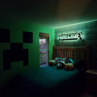 Décoration de salle de jeu MC à changement de couleur, manette de jeu, décoration murale cool pour fête, enseigne au néon, lumière LED pour chambre de joueur