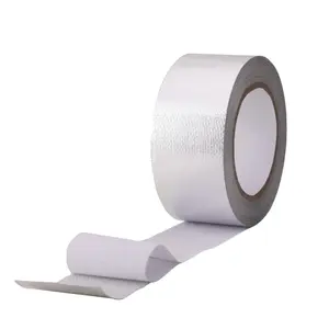 Hot Melt Fireproof Adhesive Aluglass HVAC Alu Fiber Glass-Cloth Aluminum Foil Tape for seal ductwork