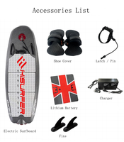 Planche de surf électrique 12KW, jetboard motorisé à grande vitesse avec batterie au lithium 72V, conception étanche pour les amateurs de sports nautiques