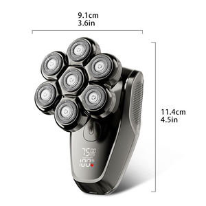 Men's 5-in-1 <b>Shaver</b> Rechargeable Seven Shaving Heads Self-Use Digital Display Machine USB for <b>Face</b> This Is a Multi-functional El - Product Image 2