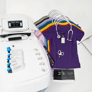 Conjunto de Uniformes Médicos Unisex Elegantes, Personalizados OEM, Hermosos Uniformes de Hospital, Tela de Poliéster de Primera Calidad, Tejido por Beautician - Product Image 2