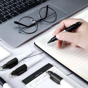 <span class=keywords><strong>Marqueur</strong></span> permanent à encre <span class=keywords><strong>indélébile</strong></span> KHY avec logo personnalisé, imperméable, noir, mini, en plastique, à l'alcool - Product Image 3