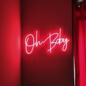 Winbo Bảng Hiệu Neon Tùy Chỉnh Bán Sỉ Bảng Hiệu Neon Led Chữ Acrylic Thiết Kế Miễn Phí Trang Trí Sự Kiện Tiệc Tùng Oh Baby - Product Image 3