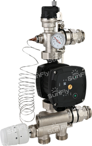 Sistema de mezcla de latón para calefacción y suministro de agua caliente, colector, sistema de calefacción de <span class=keywords><strong>suelo</strong></span>, válvula de mezcla - Product Image 4