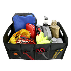 Organizador de Maletero Plegable AutoField 55x33.5x30cm, Caja de Almacenamiento para Auto Negra con Asa, Resistente a la Presión - Product Image 5