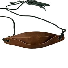 Étui en cuir véritable pour <span class=keywords><strong>lance</strong></span>-<span class=keywords><strong>pierre</strong></span> de style ancien, pour sports de plein air, chasse, durable, léger et portable - Product Image 5