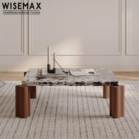 Meubles WISEMAX, table basse moderne et luxueuse en marbre naturel, table d'appoint, cuisine, hôtel, salon, meubles pour la maison