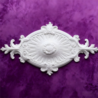 Corniche de plafond en plâtre moderne pour mur de fond TV, ligne décorative écologique pour hôtels et hôpitaux