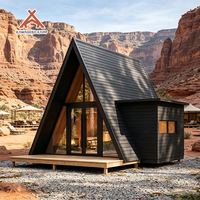 Kawagebo Kamp (KK) S350 35 ㎡   Casa Triangular de Lujo, Pequeña Casa Prefabricada Modular en Forma de A, Villa de Acero, Casa Móvil