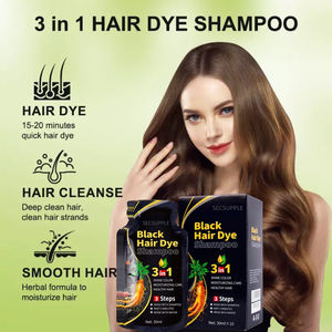 كيس جل عضوي من OEM 3 في 1 مع زيت الأرغان الأبيض وغطاء الجينسنغ النباتي للشعر الأسود - Product Image 3