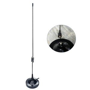 Antenne magnétique double bande 144/430 MHz V/U pour voiture avec base magnétique de 90 mm - Product Image 1