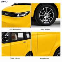 Voiture électrique compacte de luxe EEC COC chinoise, mini véhicule électrique fermé à 4 roues, véhicule à énergie nouvelle