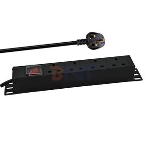 Prise d'extension de multiprise de table PDU à 4 ports 3250W SPD Protection contre les surtensions avec interrupteur marche/arrêt et câble d'alimentation - Product Image 1
