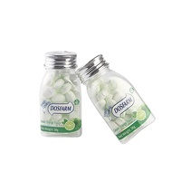 Bonbons à la menthe et à la vitamine C personnalisés DOSFARM, saveur de mandarine verte, sans sucre