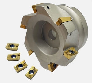 90度直角ショルダーフェイスミル | インデックス可能なフライスカッターAPMT1604カーバイドインサート用 - Product Image 1