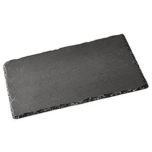 Plateau de service KESPER, lot de 5, plat rectangulaire en ardoise pour servir les aliments - Product Image 1
