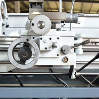 Banco de trabajo HongXi para torno horizontal tipo CQ6236, máquina pequeña/mini/de servicio medio de 220V, 4 portaherramientas, velocidad del husillo 70-2000 RPM