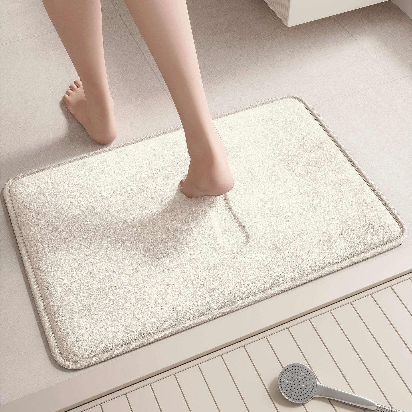 เมมโมรี่โฟม ดัตช์ฟลีซ - สีขาวนวล